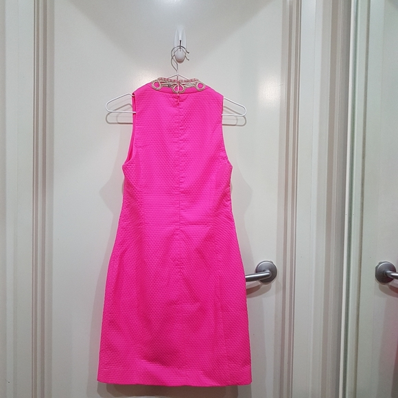 Size 4/6 (US 00) Lilly Pulitzer Alexa shift in pink fusion and gold - Picture 10 of 11